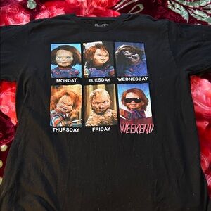 Chucky Black Graphic Tee - Weekly Design